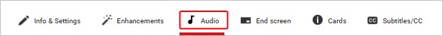Editing your Youtube video audio