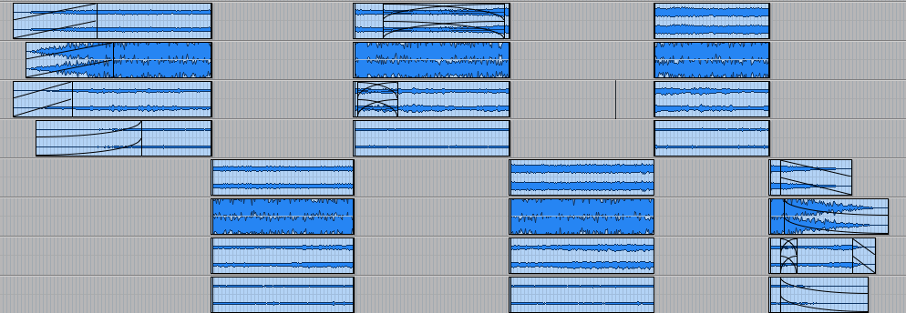 Perspective cutting — checker-boarded tracks in Pro Tools