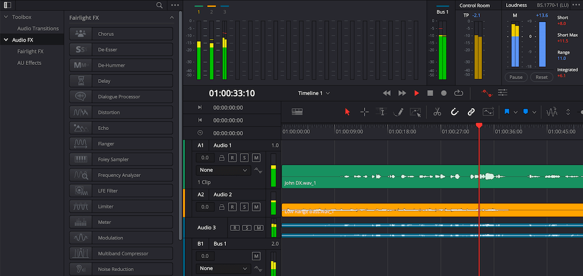 Audio Repair FX - DaVinci Resolve