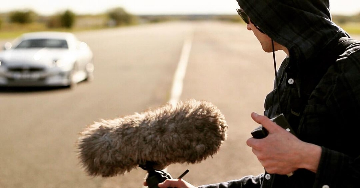 Enos Desjardins field recording car