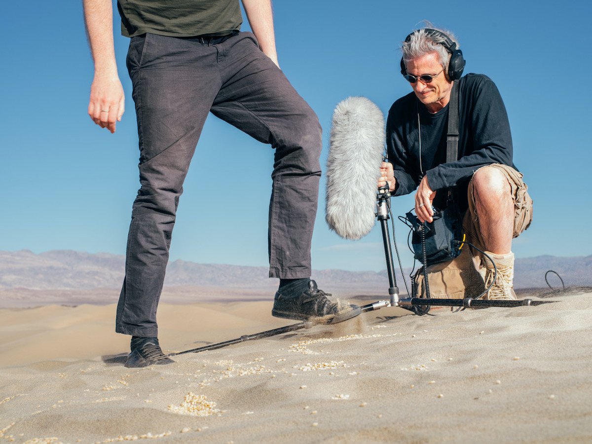 Dune - NYT - Desert shoot - Mark Mangini Records Theo Greens feet
