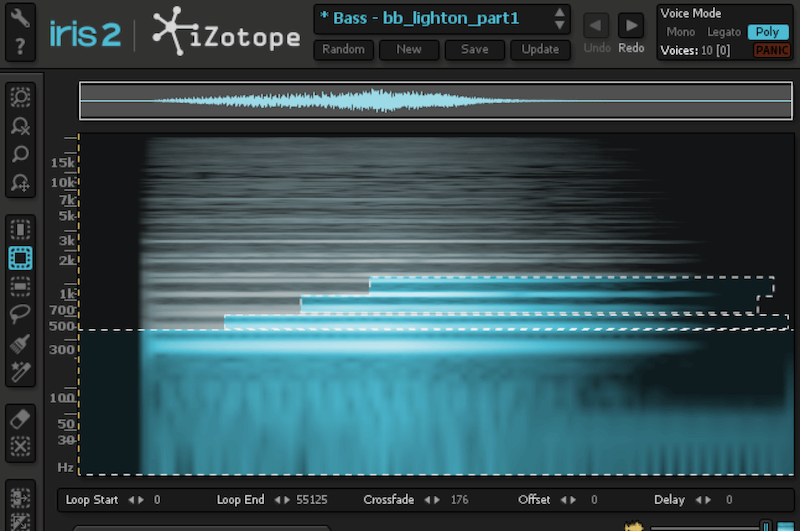 Blackbox sound design - iZotope Iris