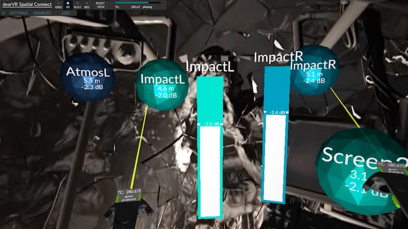 dearVR Spatial Connect in-game