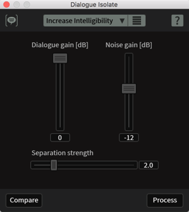 iZotope RX 6 Dialogue Isolate