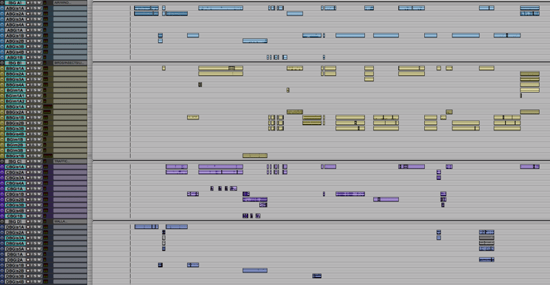 Pro Tools Session Template BG Tracks