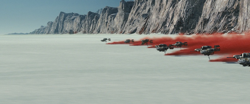 Star Wars: The Last Jedi - Sky Speeders on Crait