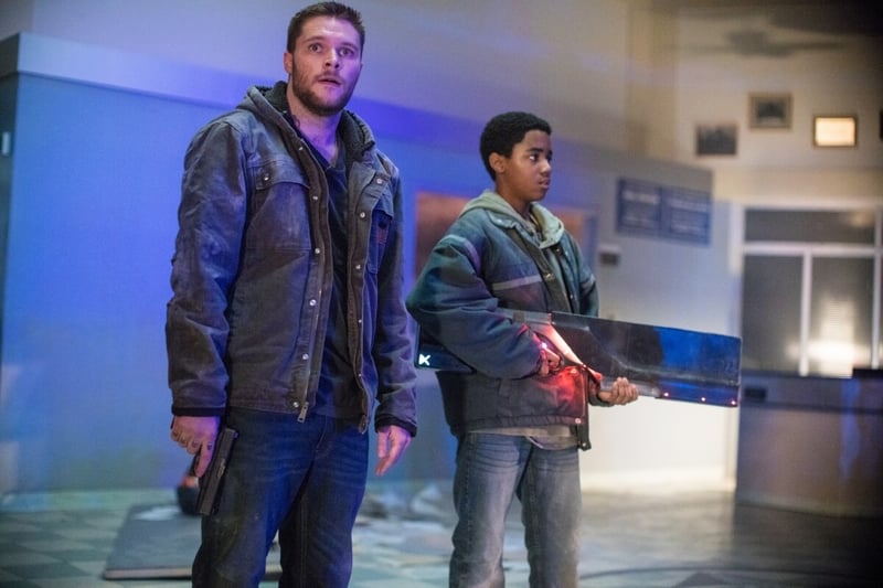 Jimmy (Jack Reynor) and Eli (Myles Truitt) in Kin