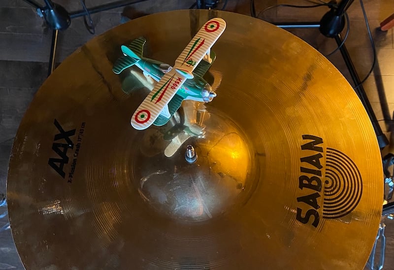 Sonomar Collection Bowed and Scraped Cymbals Cymbal and Toy Airplane