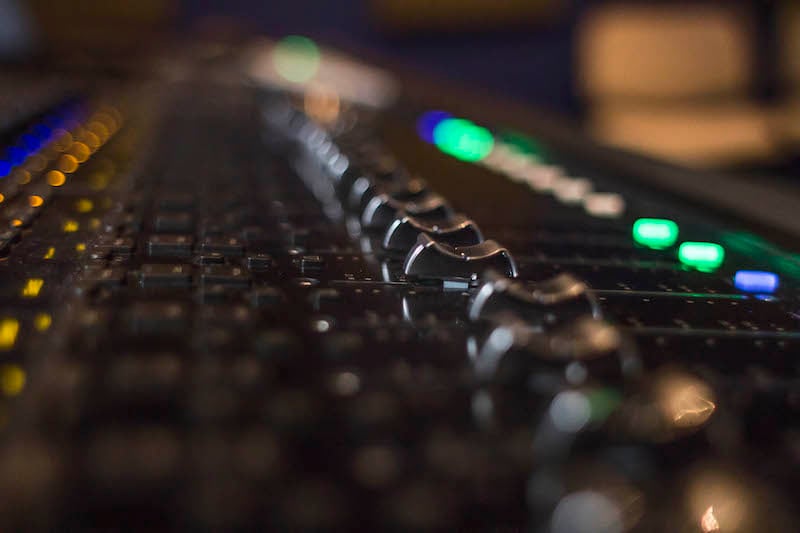 Audio Mixing Board