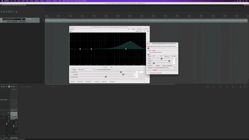 Reaper Frequency Band Window 