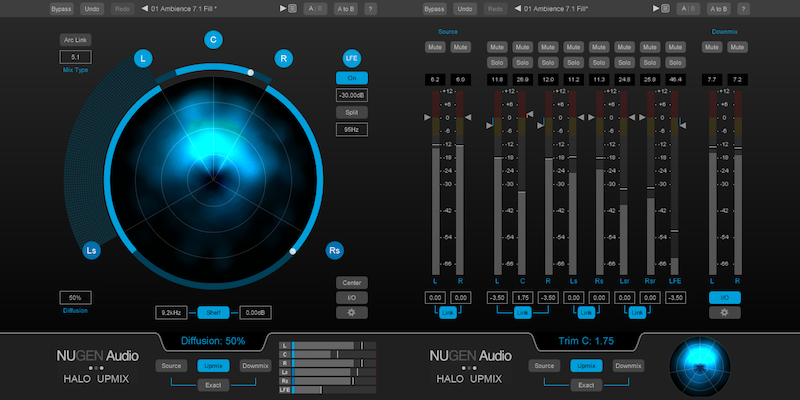 Adapt Your Project Across Multi-channel Formats With NUGEN Audio Halo Upmix